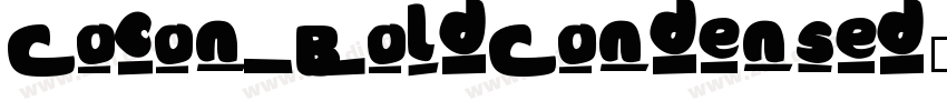 Cocon BoldCondensed字体转换
